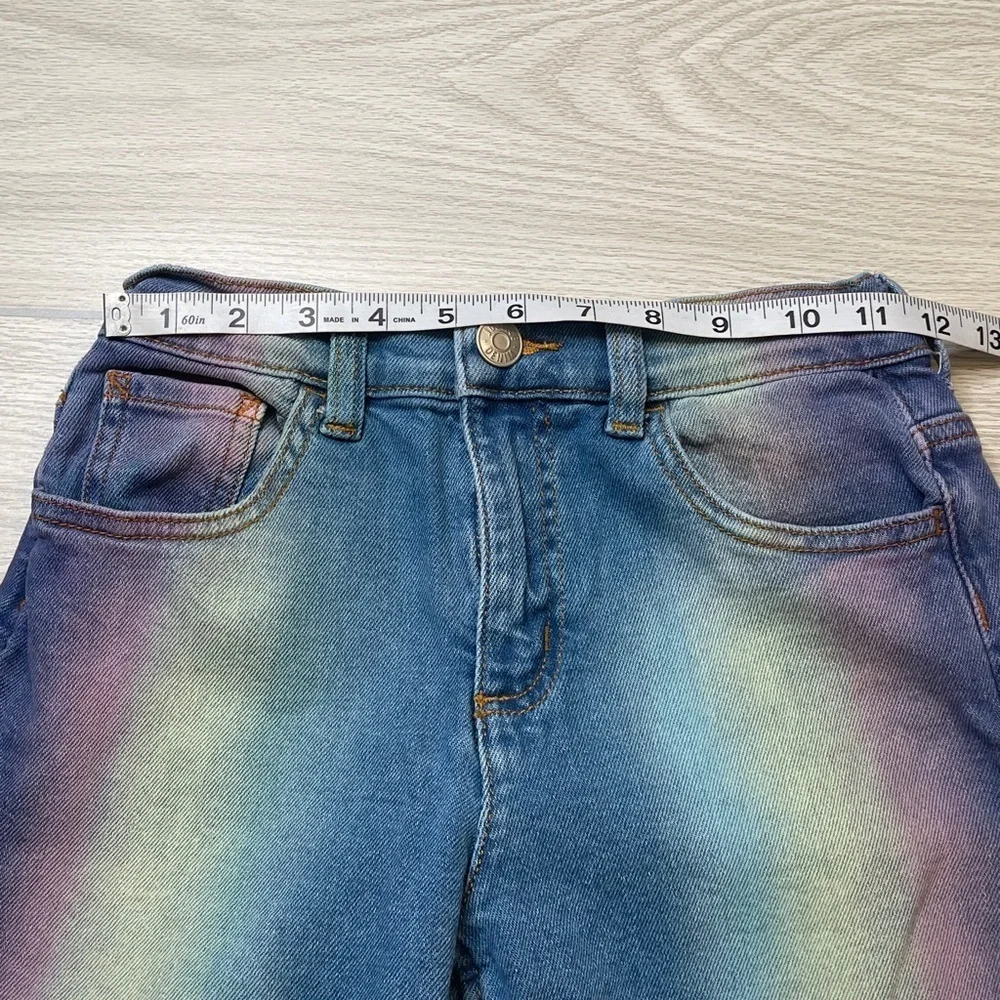 Justice 90’s Ombré Baggy Jeans Straight Leg Denim Girl’s Size 12